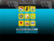 Tablet Screenshot of diamondstatetire.com